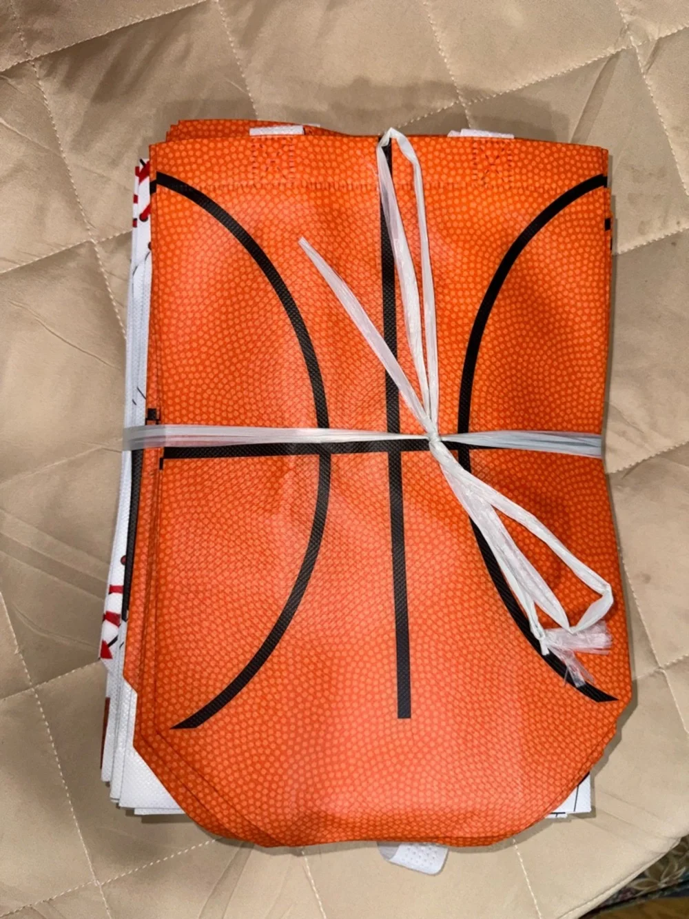 24 Pcs Sports Party Favor Bags Birthday Football Baseball Basketball Goodie Bags